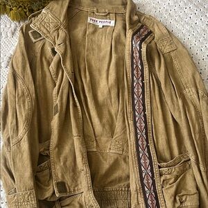 Free People Tan Jacket